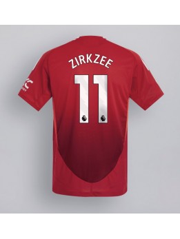 Manchester United Joshua Zirkzee #11 Replika Hemmakläder 2024-25 Kortärmad